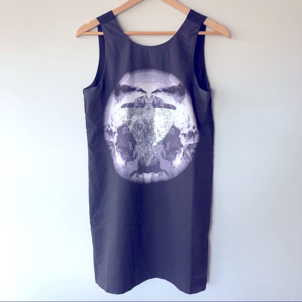 Pink Stitch Gemini Shift Dress